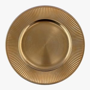 Premium Quality Metal Charger <b>Plate</b> With Antique Finish For Dining Table Wedding Event And Banquet Decoration - Product Image 4