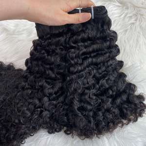 Perruque de cheveux humains vietnamiens bouclés de couleur naturelle 8-32 pouces Extension de cheveux à base de toupet en dentelle - Product Image 2