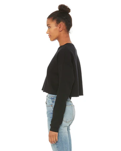 Sudadera Deportiva Corta para Mujer, Ligera y Suave, de Manga Larga con Logotipo Frontal, para Gimnasio, Yoga, Correr o Uso Diario - Product Image 3