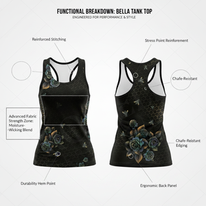 เสื้อกล้ามออกกำลังกายแบบมีโครงสร้างเสริม ซับเหงื่อ แห้งไว ทรง Racerback สำหรับฟิตเนส โยคะ และกีฬา  ปรับแต่งได้ - Product Image 2