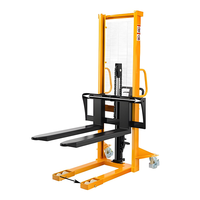 Apilador Manual de Alta Resistencia, Apilador Hidráulico Manual con Cadena de Elevación, en Oferta