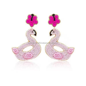 Perles de rocaille Noël et Halloween Fashion Drop Boucles d'oreilles perlées Bijoux de Noël et Halloween - Product Image 3