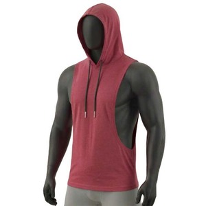 เสื้อกั๊กออกกำลังกายผู้ชายแบบมีฮู้ด แขนกุด - Product Image 4