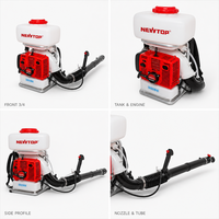 Pulvérisateur à dos haute performance 56,5 cm³ 2,6 kW, best-seller pour le contrôle des parasites et des maladies des vergers agricoles