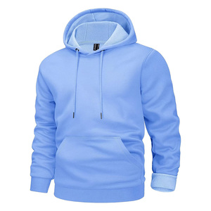 Sweat-shirt à capuche personnalisé OEM 100% coton doublé polaire avec logo imprimé, cordon de serrage et poche kangourou, unisexe, vente en gros - Product Image 6