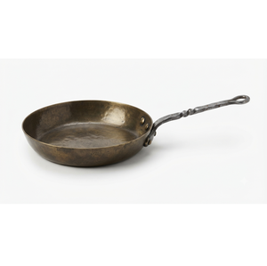 กระทะทองเหลืองพร้อมด้ามจับตีขึ้นรูปด้วยมือ ขัดเงาสีทอง สำหรับครัวเรือน ใช้กับเตาแก๊ส ทนทาน เหมาะสำหรับการทอด - Product Image 4