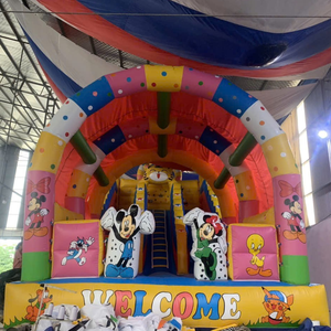 Inflatable <b>Mouse</b> Dome Bouncer 5m x 10m Viet Nam Gaming Application PVC material Easy Setup Features Amusement parks - Product Image 1