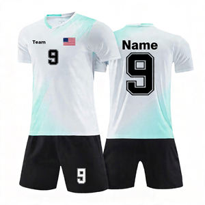 Custom <b>Soccer</b> Uniform Digital Print Personalized Football Shirt Youth <b>Soccer</b> Jersey Set Summer Short Sleeve for Team and Club - Product Image 1