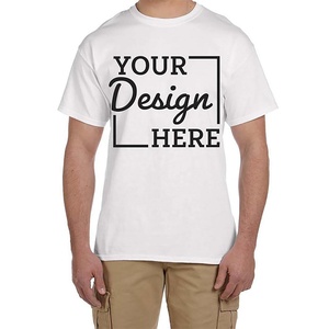 Wholesale High Quality Polyester Sublimation Plain Custom Printing Back and Front T Shirts White Black Blue Blank Colors