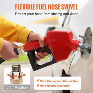 Attrezzatura per la Lavorazione del Petrolio, Erogatore Automatico di Carburante, Ingresso 3/4" NPT, Beccuccio 15/16", Flusso Massimo 16 GPM, Spegnimento Automatico, Alluminio PVC Gas - Product Image 5