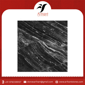 Natural Mercury Black <b>Marble</b> Countertops for Luxury Kitchen Interiors and Bathroom Spaces - Product Image 6