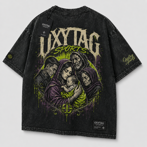 Camiseta de Hombre Personalizada 100% Algodón, Corte Holgado, Manga Corta, Diferentes Colores, Lavado Ácido, Precio Económico, OEM - Product Image 1