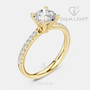 Bague de mariage ronde 1,13 carat, bijoux fins, certifiée IGI, or blanc 14 carats, diamant de laboratoire, bague de fiançailles et de mariage - Product Image 6