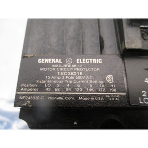 Interruptor de Circuito General Electric TEC36015 de 3 Polos - Equipo y Piezas de Semiconductores de Confianza de Marca Global - Product Image 1