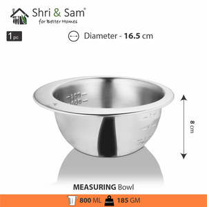 Stainless Steel <b>Measuring</b> Bowl Essential <b>Tool</b> for Accurate Measurements - Product Image 6