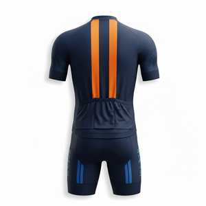 Ensemble de Vêtements de Cyclisme Durables en Gros Anti-Boulochage Maillot et Short de VTT Impression Personnalisée Fournisseur Tenues de Vélo - Product Image 3