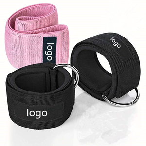 Soportes de Tobillo para Levantamiento de Pesas, Gimnasio, Entrenamiento, Fitness, Correas de Tobillo de Neopreno Resistentes, Banda de Resistencia Acolchada - Product Image 1