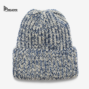 Bonnet d'hiver en tricot de couleur unie, grande quantité en stock, livraison rapide, vente en gros B2B - Product Image 1