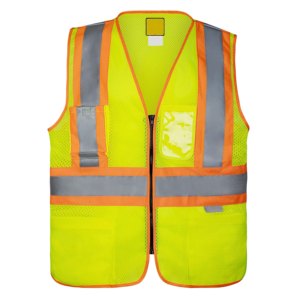 Best Quality Hot Selling Plus Sizes ANSI Class 2 Waterproof LED Flash High Visibility Quick Dry Safety Vest Custom Logo Sale OEM - Product Image 1