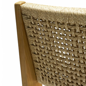 Conjunto de Jardín de Madera de Teca y Ratán, Silla de Comedor para Decoración de Interiores y Exteriores del Hogar, de Indonesia - Product Image 5