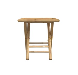 Natural Folding <b>Bamboo</b> Dining <b>Table</b> Light Weight Portable Outdoor Garden Picnic Camping Bistro <b>Table</b> X-Shape Wooden <b>Table</b> - Product Image 1