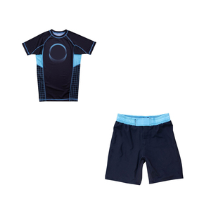 Conjunto de Pantalones Cortos de Compresión Unisex para MMA, Ropa de Entrenamiento BJJ Sin Gi, Transpirable, Ecológica, de Spandex/Poliéster, Ropa de Combate Personalizada - Product Image 2