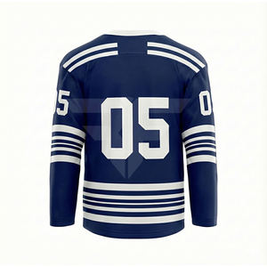 Maillots de hockey sur glace personnalisés en sublimation, vente en gros, tissu en maille de qualité supérieure, coupe pour jeunes et adultes, tailles plus grandes, maillot de hockey sur glace - Product Image 3