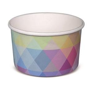 Emballage industriel personnalisé OEM bol en papier alimentaire bol en papier imprimé jetable avec couvercle - Product Image 3