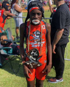 Uniforme de football 7v7 sublimé Vêtements de compression 7 sur 7 Uniforme de football Conception personnalisée Service OEM Maillot de football américain Garçons - Product Image 2