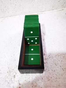 Ensemble de dominos en résine fait main sur mesure, technique de moulage, art côtier pour adultes et enfants - Product Image 4