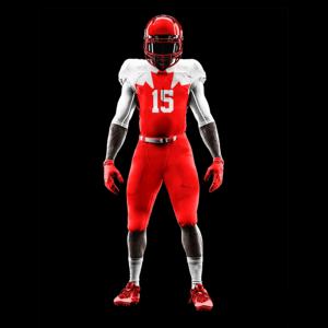 Maillot de football américain unisexe 2026 avec broderie du drapeau canadien, nouveau design, maillot imprimé et cousu, vente chaude - Product Image 1