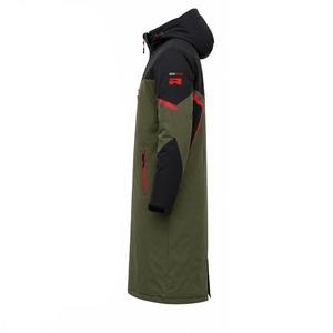 Vêtements d'hiver décontractés pour hommes, parkas à capuche en polyester/nylon, vestes longues, manteaux chauds et durables, vêtements de tous les jours, vente en gros, logo personnalisé - Product Image 4