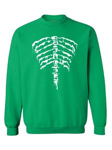 University Custom Men's Crewneck <b>Sweatshirt</b> Long <b>Sleeve</b> Fleece with Embroidered Design 100% Cotton for Winter Season - Product Image 3