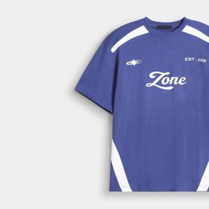 Camiseta de algodón suave informal con cuello redondo unisex de dos tonos y manga corta para verano, 100% algodón, informal, para uso diario. - Product Image 3