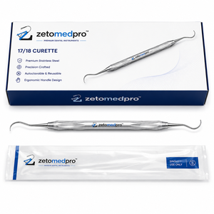 เครื่องมือขูดหินปูนสเตนเลสสตีลระดับมืออาชีพสำหรับงานทันตกรรม รุ่น Premium Dental 103/106 104/105 และ 107/108 ยี่ห้อ OEM Zetomed Pro - Product Image 5