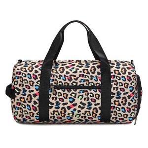 Sublimation Printed Duffle Bags Custom Logo Gym Sports Travel Duffel Bag Waterproof with Shoe Compartment - Product Image 3