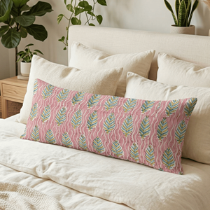 Large Size 14x36 Lumbar Accent Body Printed <b>Pillowcase</b> Indian Wholesale Custom Size Removable Leaf Printed <b>Pillowcase</b> - Product Image 1