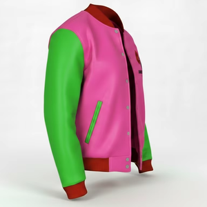 Veste de baseball de style varsity pour homme, vêtement décontracté de style streetwear - Product Image 3