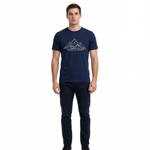 T-shirt imprimé 100 % coton pour homme, manches courtes, col rond, design personnalisé, respirant, anti-plis, séchage rapide, écologique – Grande Vente BD - Product Image 2