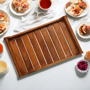 Bandeja de Madera Artesanal con Acabado Premium, Diseñada para Hoteles, Restaurantes, Hogares, Mesas de Centro, Venta al por Mayor - Product Image 4
