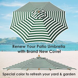 Copertura di Ricambio per Ombrellone da Patio 13FT, Prodotto Durevole e Resistente alle Intemperie - Product Image 4