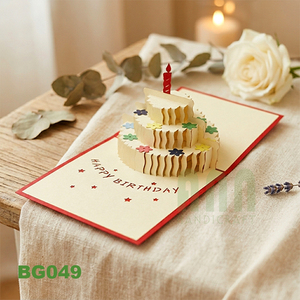 Tarjetas de felicitación 3D pop-up personalizadas con impresión UV y offset para cumpleaños, en venta en ANN HANDICRAFT - Product Image 4