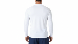 เสื้อยิมแบบรัดรูปสั่งทำพิเศษ |   เสื้อรัดกล้ามเนื้อผู้ชายสำหรับ BJJ และ MMA ลายพิมพ์แบบรีดร้อน แขนยาว ผลิตจากผ้าสแปนเด็กซ์/ไนลอน คุณภาพสูง - Product Image 6