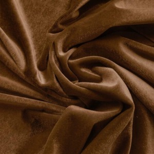 Premium Quality Dark <b>Brown</b> Velvet Fabric Luxury Soft Touch Polyester Material for Clothing Dresses Suits Jackets Use for Sale - Product Image 4