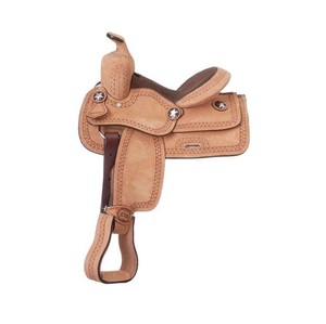 Comfortable <b>Well</b> Balanced Leather Horse Saddle Ideal For Training Lessons Practice Sessions And Leisure Riding - Product Image 1