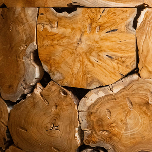 Mesa de Centro ARTERRA de Lujo, Estilo Rústico, Hecha a Mano con Raíz de Teca, Madera Natural, Artesanal, Mueble para Sala de Estar, Indonesia, Apartamento - Product Image 3