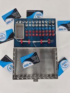 Kit de 50 Piezas para Implantes Dentales, Brocas Cónicas, Instrumentos Manuales de Acero Inoxidable, Llave, Medidor de Profundidad, Múltiples Colores, Reutilizables - Product Image 5