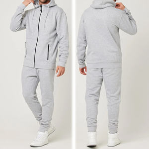 Conjunto de Sudadera con Capucha Oversize Personalizado para Hombre, Pantalones Cargo de Chándal Modernos, Transpirables, de Corte Holgado con Cremallera y Detalle de Pintura - Product Image 4