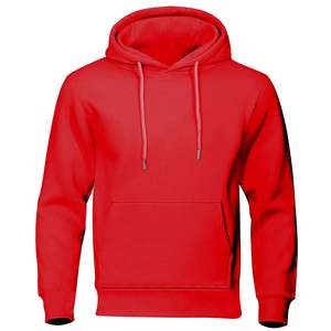 Sweat à capuche athlétique pour homme, personnalisé, en molleton épais, uni, coupe oversize, vêtement d'extérieur - Product Image 1