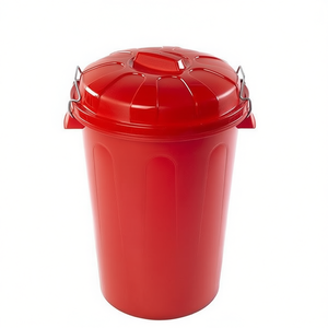Poubelle Rouge 100L CUBO DE BASURA – Conteneur à Déchets - Product Image 2
